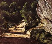 Paul Cezanne path through the woods Sweden oil painting artist